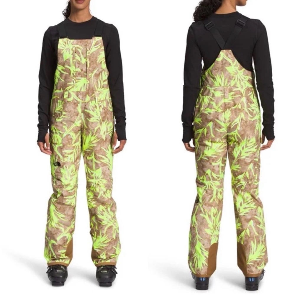 NEW North Face Freedom Brown Prairie Paintbrush Insulated snowboard jumpsuit